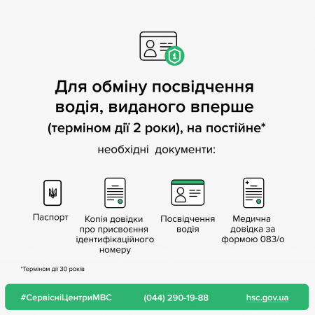 Запрошуємо обміняти тимчасове посвідчення водія у ЦНАП
