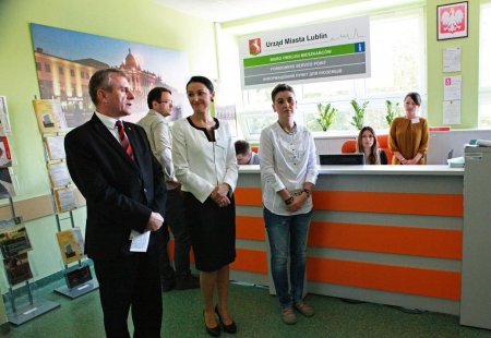 Делегація Івано-Франківська взяла участь у відкритті інформаційного пункту для іноземців у Люблінському бюро обслуговування мешканців