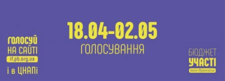 Триває голосування за проєкти бюджету участі 2023 року